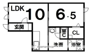 レジデンス アイ・壱号館【1階】の間取り